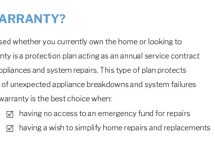 home warranty de soto